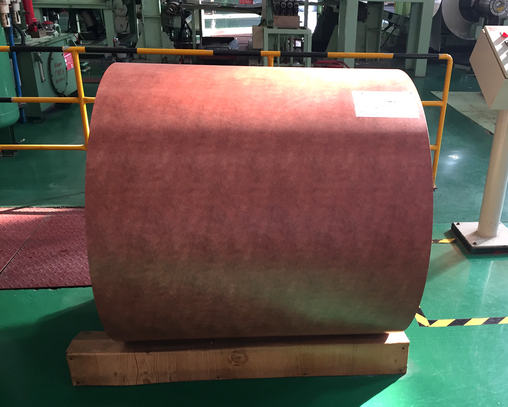 Printed steel coil