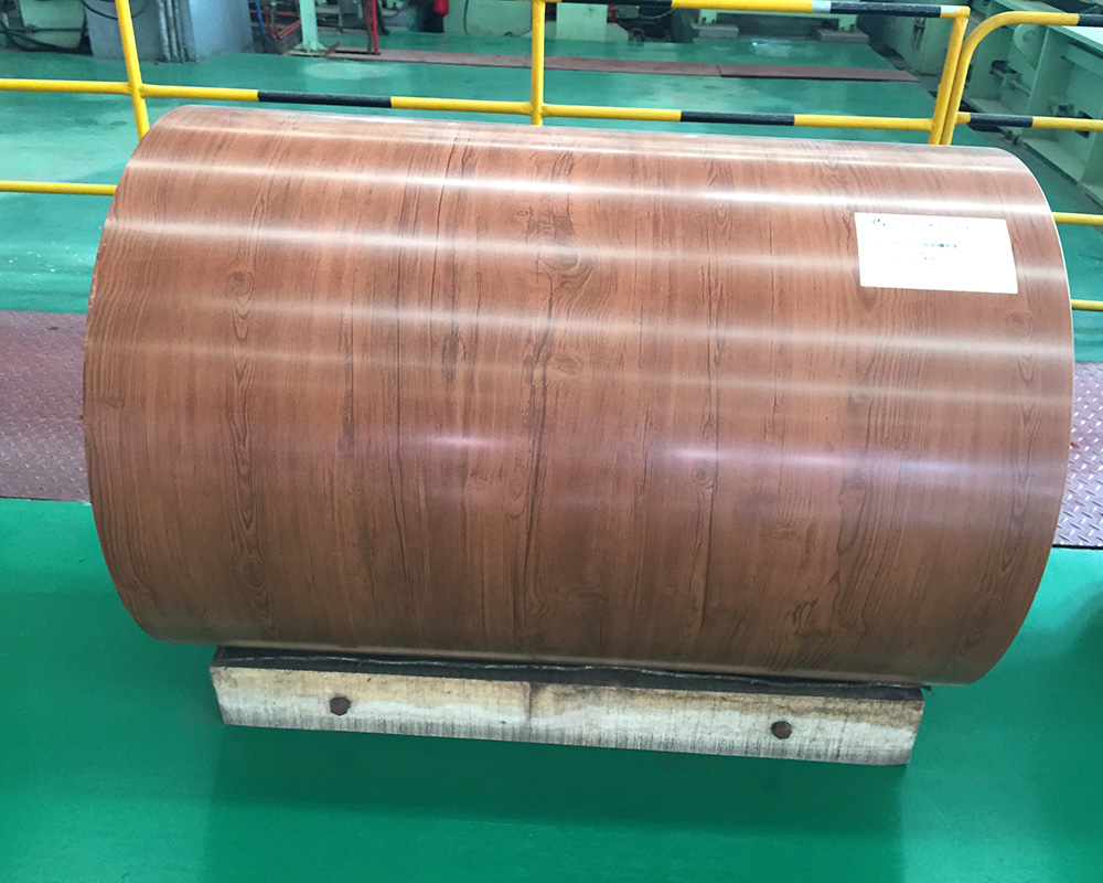 Printed steel coil